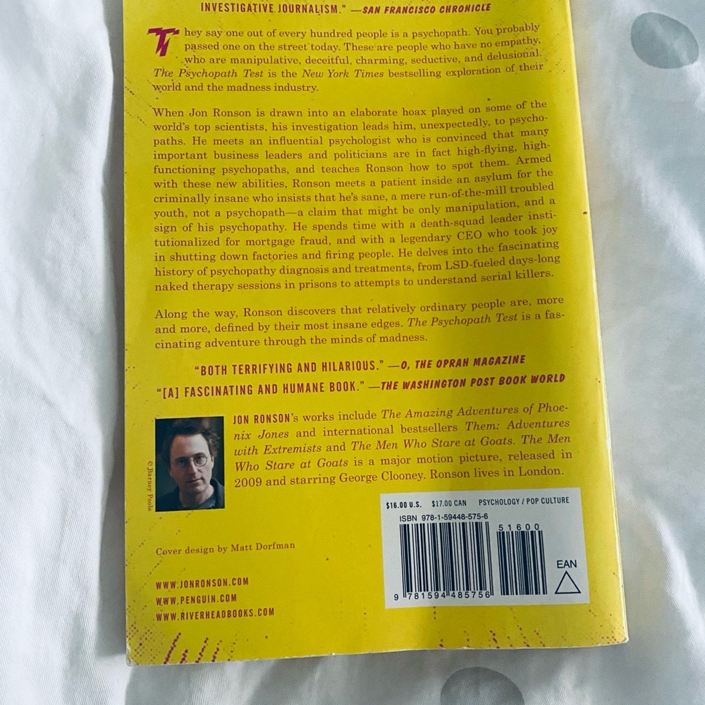 The Psychopath Test - Jon Ronson - Picture 2 of 3